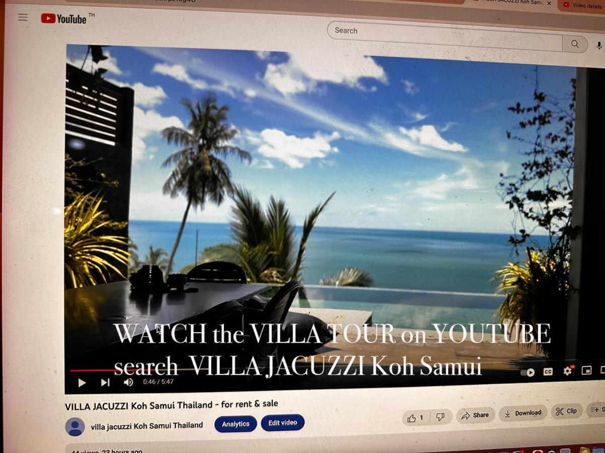 Villa Jacuzzi Seaview Villa Chaweng Beach Exteriör bild